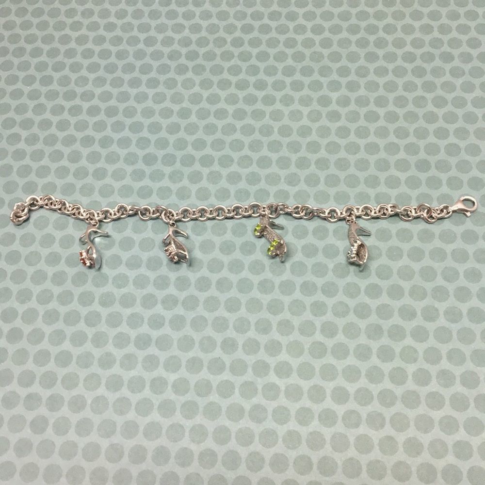 Silver Shoe Bracelet 